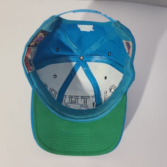 Vtg 90s Starter The Natural Tri Power Wool Carolina Panthers NFL Snapback Hat - Picture 4 of 8